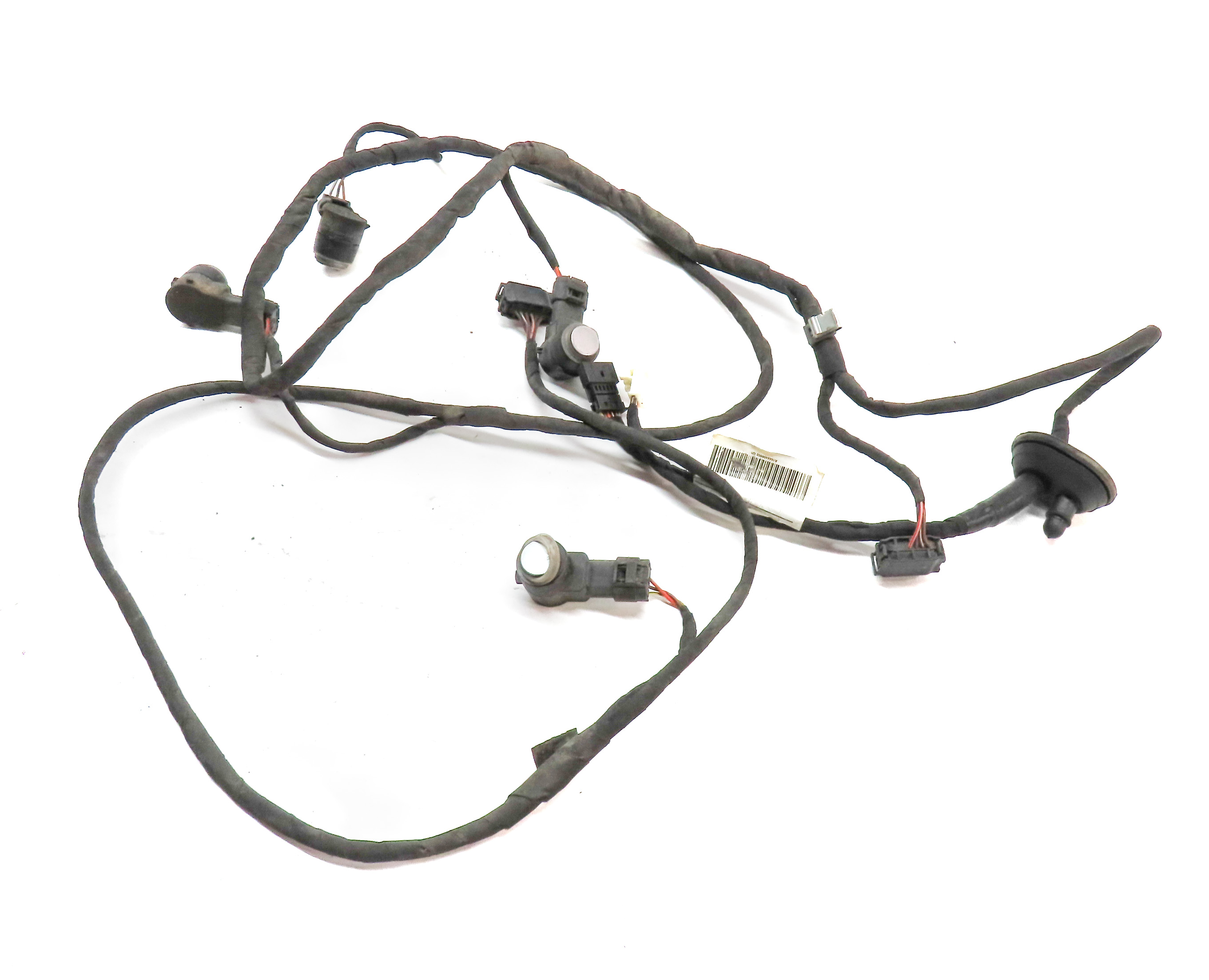 12 MERCEDES GL350 X164 REAR PARK ASSIST PDC DISTANCE CONTROL SENSOR SET (Silver) — exact item pictured